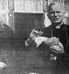 Pope John Paul holding a Tatra puppy